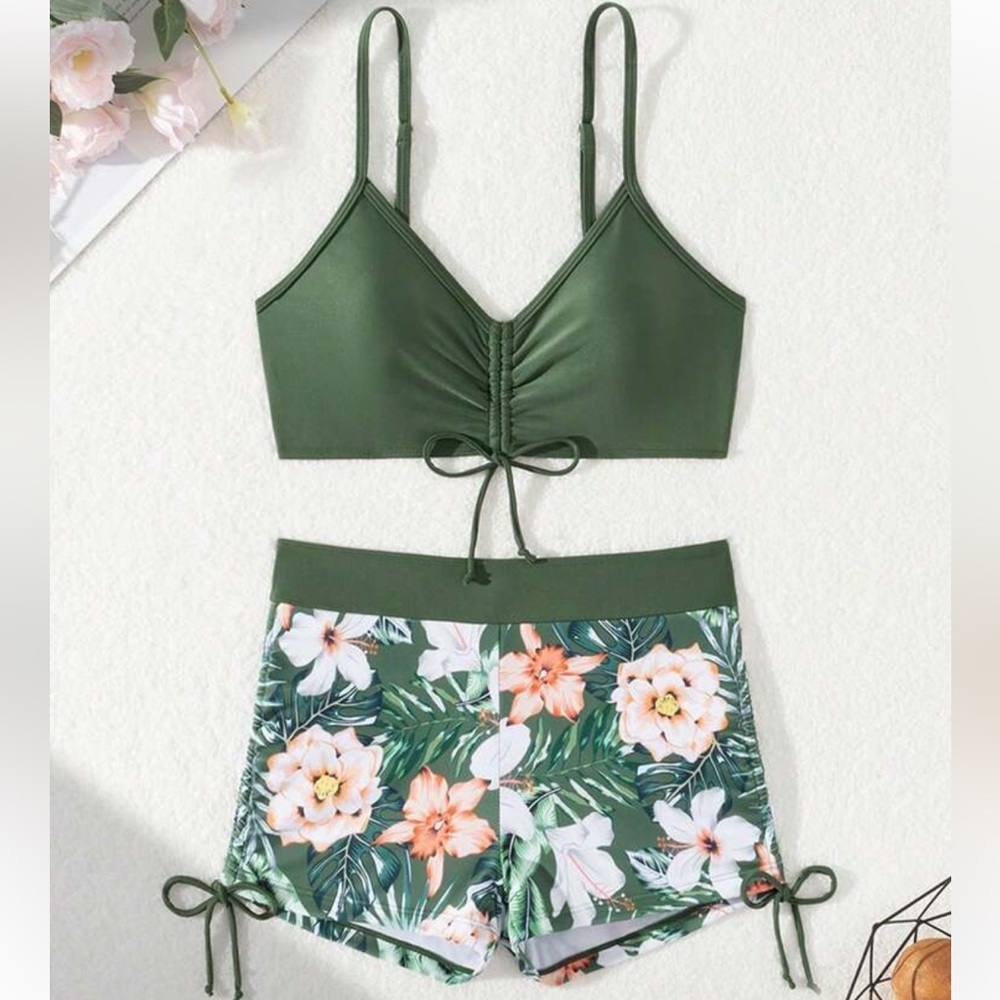 FLORAL♦️♦️TANKINI&SANDALS